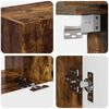 vidaXL TV-Schrankset 4 pcs Ger&auml;ucherte Eiche Holzwerkstoff