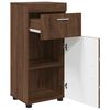 vidaXL Badezimmerschrank-Set TULUM Braun Eichen-Optik Holzwerkstoff