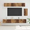 vidaXL TV-Schrankset mit Schubladen 6 pcs Altholz Holzwerkstoff