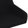 vidaXL Barhocker Schwarz Stoff