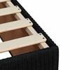 vidaXL Bettgestell ohne Matratze Schwarz 90x190 cm Stoff