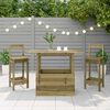 vidaXL Gartentisch 100x50x75 cm Kiefernholz Impr&auml;gniert