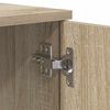 vidaXL Bettrahmen mit Speicher Sonoma-Eiche 90 x 190 cm Holzwerkstoff