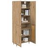 vidaXL Highboard Artisan-Eiche 69,5 x 34 x 180 cm Holzwerkstoff