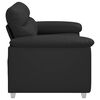 vidaXL 2-Sitzer-Sofa Schwarz 120 cm Kunstleder