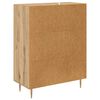 vidaXL Sideboard Artisan-Eiche 69,5 x 34 x 90 cm Verbundholz und Eisen