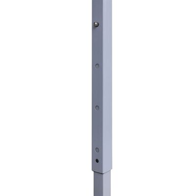 vidaXL Profi-Partyzelt Faltbar mit 2 Seitenwänden 2×2m Stahl Creme
