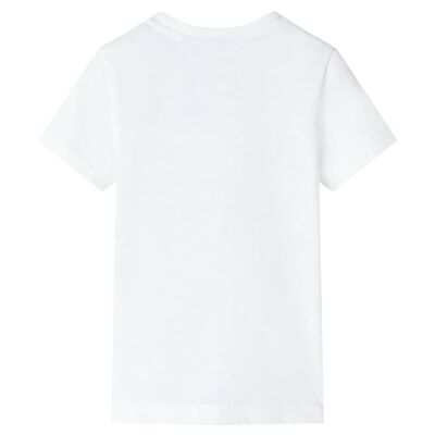 Kinder-T-Shirt Ecru 128