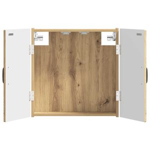 vidaXL Dartboard Schrank HAARLEM Artisan-Eiche 52,5 x 10,5 x 53,5 cm