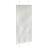 vidaXL Plissee Hellgrau 65x100 cm Stoffbreite 64,4 cm Polyester