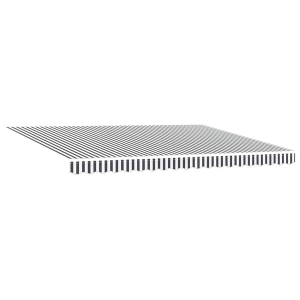 vidaXL Markise Automatisch Anthrazit und Wei&szlig; 450x300 cm