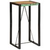 vidaXL Bartisch 60x55x110 cm Altholz Massiv