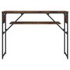 vidaXL Konsolentisch mit Ablage R&auml;uchereiche 105x30x75cm Holzwerkstoff