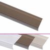 vidaXL Treppenkantenprofil in L-Form 15 Stk. Aluminium 90 cm Braun
