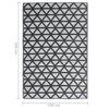vidaXL Outdoor-Teppich ARAKIL Schwarz 140x200 cm PP