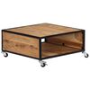 vidaXL Couchtisch 70x70x32 cm Massivholz Akazie