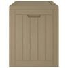 vidaXL Gartenbox Grau 55,5x43x53 cm Polypropylen
