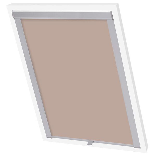 vidaXL Verdunkelungsrollo Beige SK06