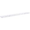 vidaXL Wandregal 4 pcs Wei&szlig; Marmor 80 x 9 x 3 cm Holzwerkstoff