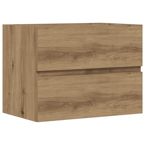 vidaXL Badschrank Artisan-Eiche 60x38,5x45 cm Holzwerkstoff