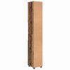 vidaXL Badezimmerschrank mit Speicher mit T&uuml;r Altholz 30 x 35 x 192 cm