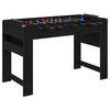 vidaXL Tischfu&szlig;balltisch Schwarz Eichen-Optik 125 x 60,5 x 80 cm