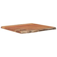 vidaXL Tischplatte 60x60x2,5 cm Quadratisch Akazienholz Naturkante
