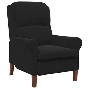 vidaXL Sessel Schwarz Samt