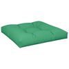 vidaXL Palettenkissen Gr&uuml;n 70x70x12 cm Stoff