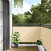 vidaXL Balkon-Sichtschutz Creme 800x75 cm PVC