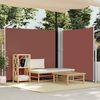 vidaXL Ausziehbare Seitenmarkise 170x1200 cm Braun