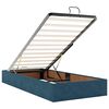 vidaXL Ottoman-Bett ohne Matratze Dunkelblau 80x200 cm Samt