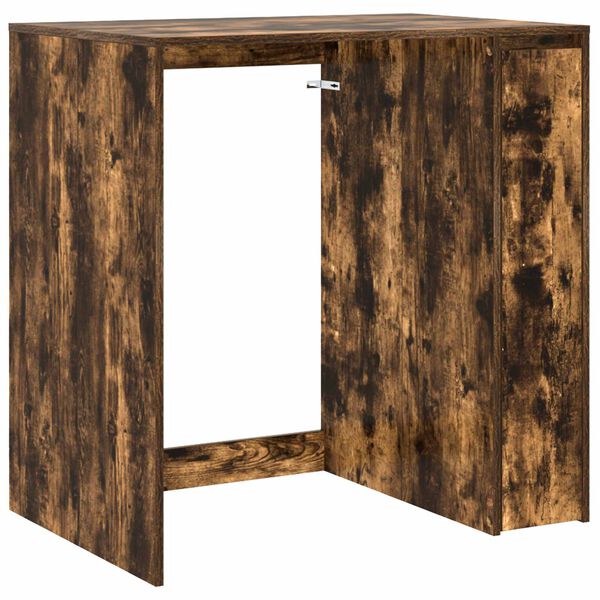 vidaXL Waschmaschinen-Schrank Ger&auml;ucherte Eiche 87 x 60 x 89 cm