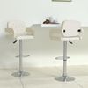vidaXL Barhocker 2 Stk. Creme Kunstleder