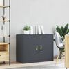 vidaXL Aufbewahrungsschrank Anthrazit 90 x 40 x 70 cm Stahl