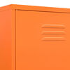 vidaXL Kleiderschrank Orange 90x50x180 cm Stahl