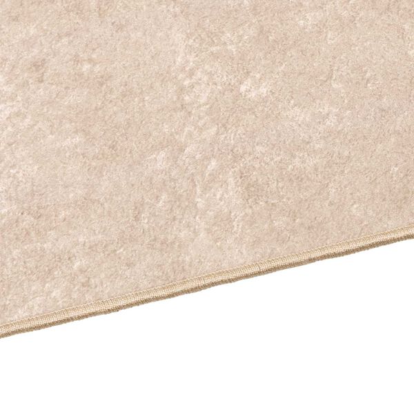 vidaXL Teppichl&auml;ufer MARSA Creme 50 x 150 cm Polyester und PVC