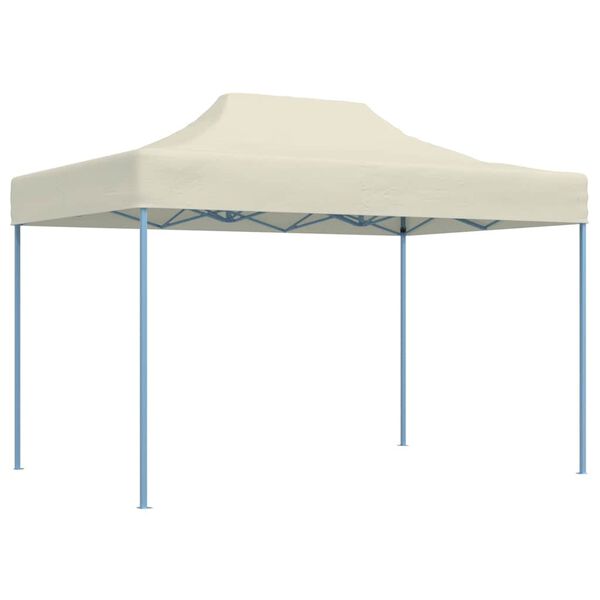 vidaXL Profi-Partyzelt Faltbar 3×4 m Stahl Creme