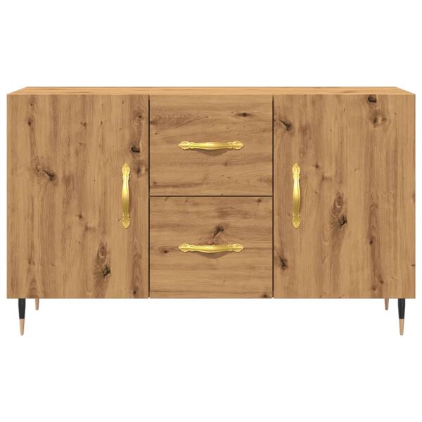 vidaXL Sideboard Artisan-Eiche 100x36x60 cm Holzwerkstoff