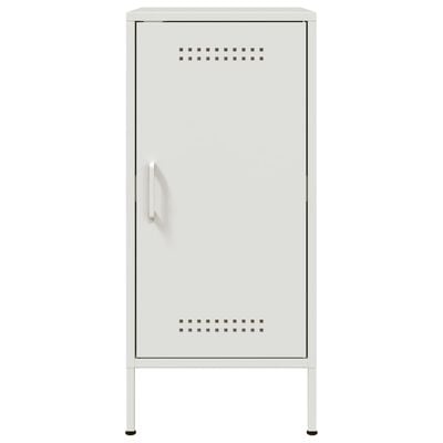 vidaXL Sideboard Weiß 36x39x79 cm Stahl