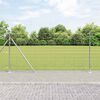 vidaXL Zaunpfosten Galvanisiert 50 x 1,2 m Stahl