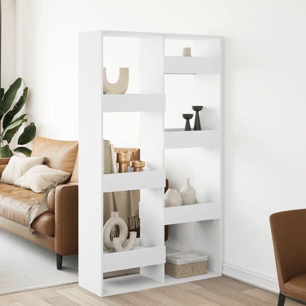 vidaXL Raumteiler Wei&szlig; 100x33x175 cm Holzwerkstoff