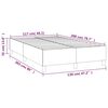vidaXL Boxspringbettgestell Dunkelblau 120x200 cm Samt