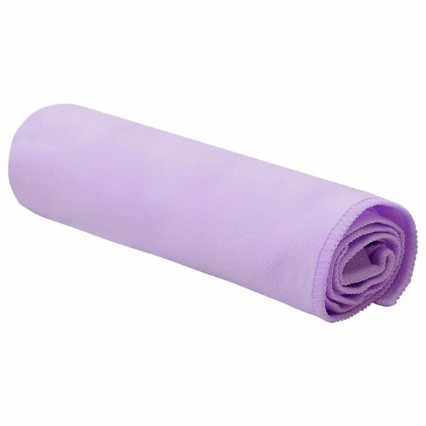 vidaXL Sporthandt&uuml;cher 2 pcs Lila 50 x 30 cm Polyester und Polyamid