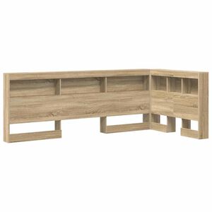 vidaXL Aufbewahrungskopfteil Sonoma-Eiche 80 cm Holzwerkstoff