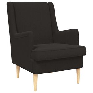 vidaXL Sessel Schwarz Stoff