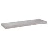 vidaXL Schweberegale 2 Stk. Betongrau 80x23,5x3,8 cm MDF