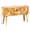 vidaXL Sideboard Massivholz Mango 118x35x75 cm