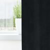 vidaXL Verdunkelungsvorh&auml;nge 2 pcs Schwarz 140 x 140 cm Samt