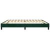 vidaXL Boxspringbettgestell Dunkelgr&uuml;n 200x200 cm Samt